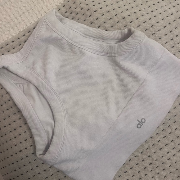 Alo Racerback Cropped Tank - Picture 1 of 2